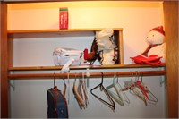 CONTENTS OF CLOSET AND BEDROOM