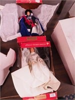 Two Peggy Nisbet chracter 9" dolls in boxes: