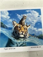 New Paint by Number 16x20in Tiger