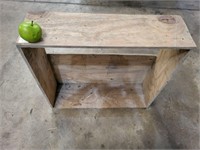 wood box crate shelf cabinet