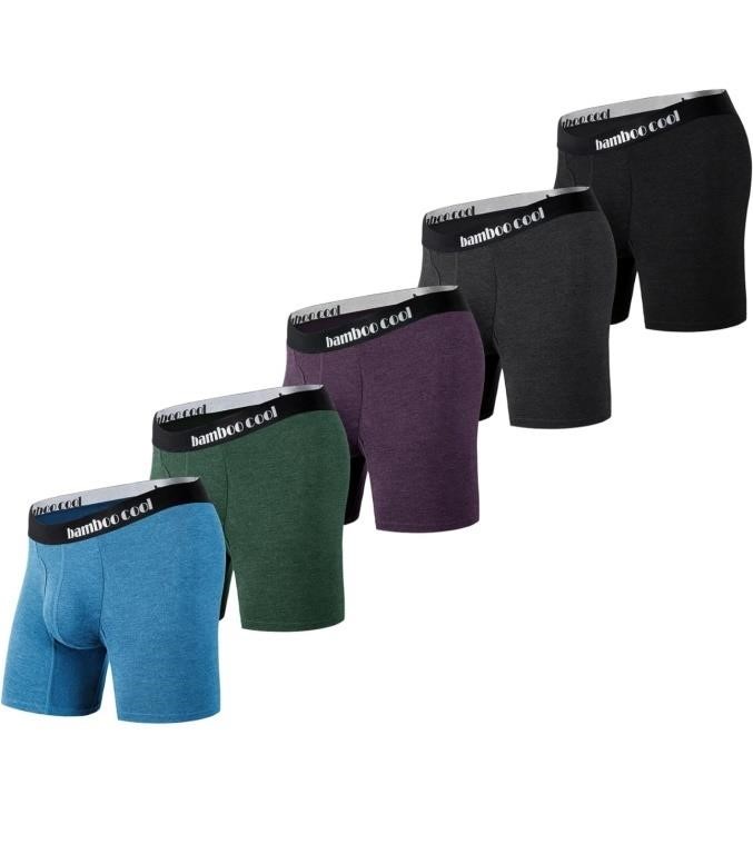 New BAMBOO COOL Men’s Underwear Boxer Briefs with