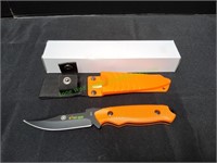 8" Zomb-War Fixed Blade Knife w/ Sheath