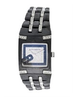 Technomarine .57ct Diamond Black Snow Mini Watch