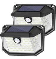 Solar Outdoor Lights, 2-Pack Super Bright 178