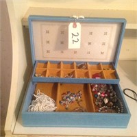 jewelry box with contents