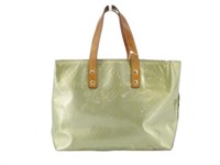 Louis Vuitton Green Verni Monogram Handbag