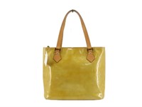 Louis Vuitton Verni Houston Yellow Shoulder Bag