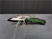 Master USA Black & Green Pocket Knife
