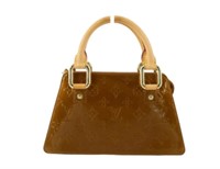 Louis Vuitton Bronze Mini Verni Handbag