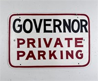 Montana Governor Judy Martz Parking Sign