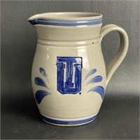 SIGNED Hand Thrown Pottery Pitcher UT