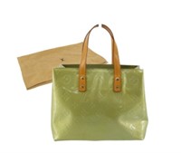 Louis Vuitton Green Verni Handbag