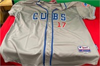 Z - SIGNED CUBS #17 JERSEY (P268)