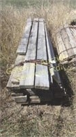 Bundle of planks 16 ft L, 8 in. W, 2 in. H