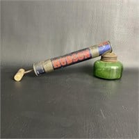 Antique Bug Sprayer Hudson Green Glass