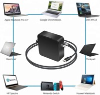 Usb C Laptop Charger, 87W/90W Type-C Wall Adapter