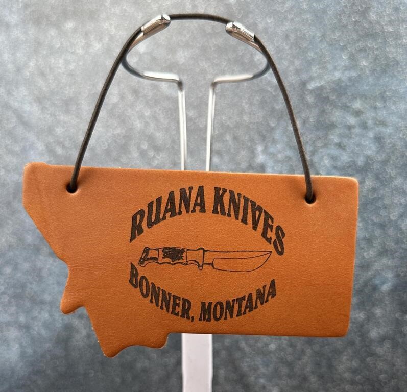Ruana Knives Bonner Montana Christmas Ornament