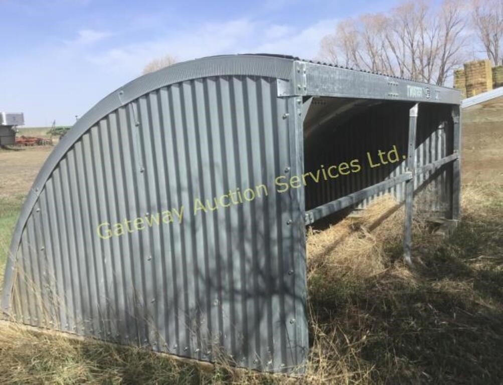 UFA 16 foot Twister Steel Shelter for Livestock