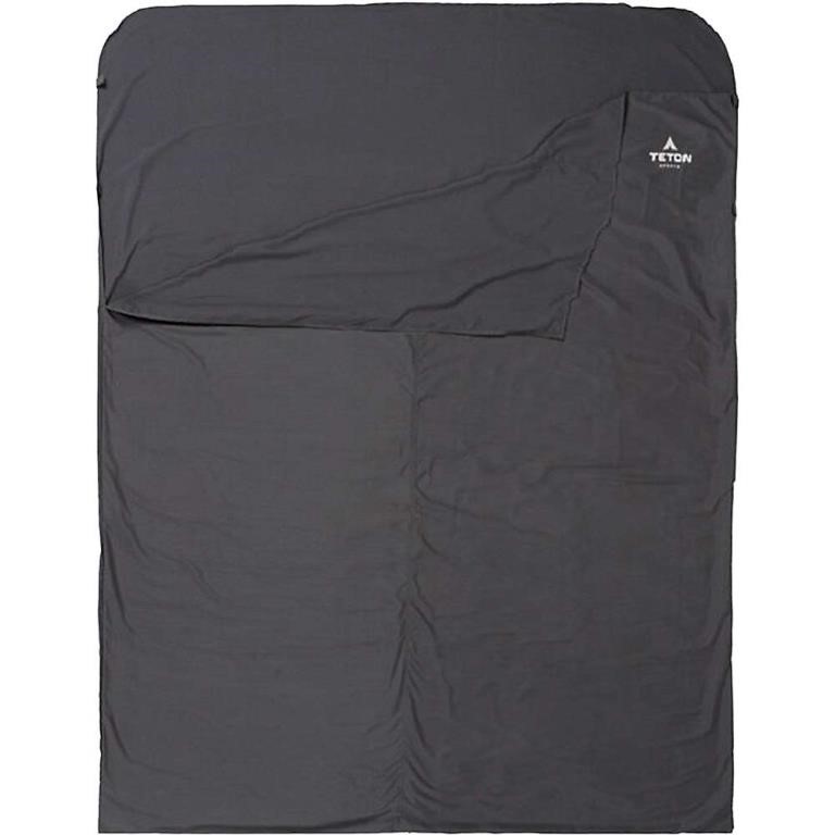 TETON Sports Sleeping Bag Liner, Black
