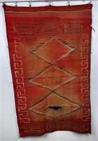 Navajo Indian Transitional Blanket Rug