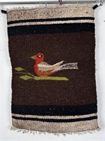 Zapotec Mexico Bird Tapestry Rug