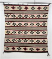 Navajo Indian Blanket Rug Wide Ruins Ganado