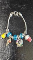 Pandora Style Snake Charm Bracelet , Ferris W