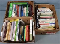 (3) Boxes of Books