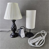 Pair of Desk Lamps w/ Power Supplies