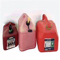 Trio of Gas Cans