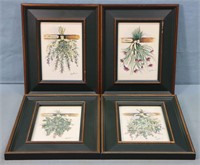 (4) Herb Prints