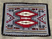Hand Woven Navajo 2 Gray Hills Rug 65x48