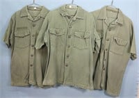 (3) Army Shirts