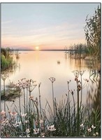 New Posters Lake Sunset Poster Modern Nature