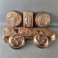 Collection of Decorative Copper Molds