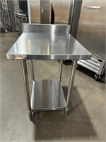New 24” x 30” x 35” tall All Stainless Steel Table