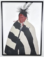 Louis De Mayo Acrylic on Canvas Indian Painting