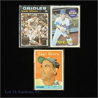 1958 Yogi Berra, 1969 Nolan Ryan Baseball Cards ++