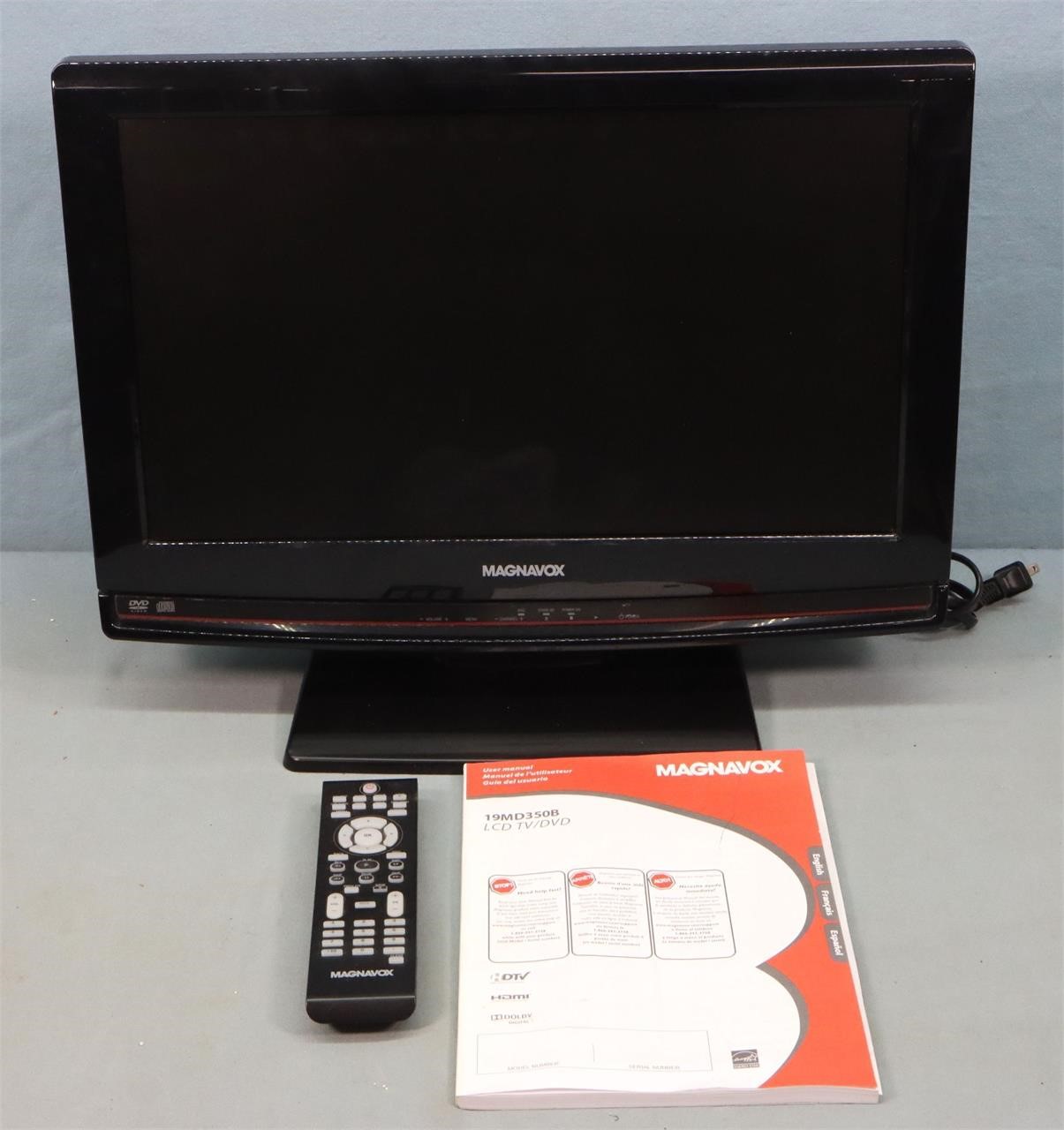 19" Magnavox LCD TV/DVD