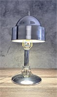 Art Deco Industrial Chrome Mid Century Table Lamp