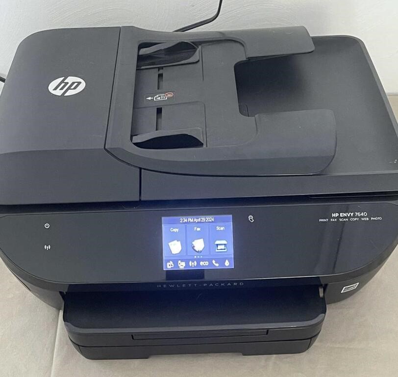 HP Envy 7640 Copy Fax Scan Photo Printer