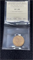 1912 Graded Canadian 10 Dollar Gold Coin Canada's