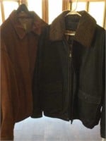 Mens Suede & Leather Bombardier Jackets