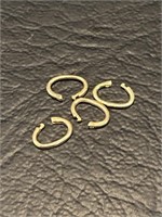 4 - 14k Yellow Gold Jewelry Links / Fasteners