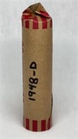 Of) 1948-D wheat pennies roll
