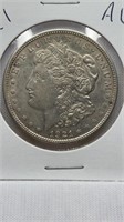 Of) 1921 Morgan Dollar AU condition