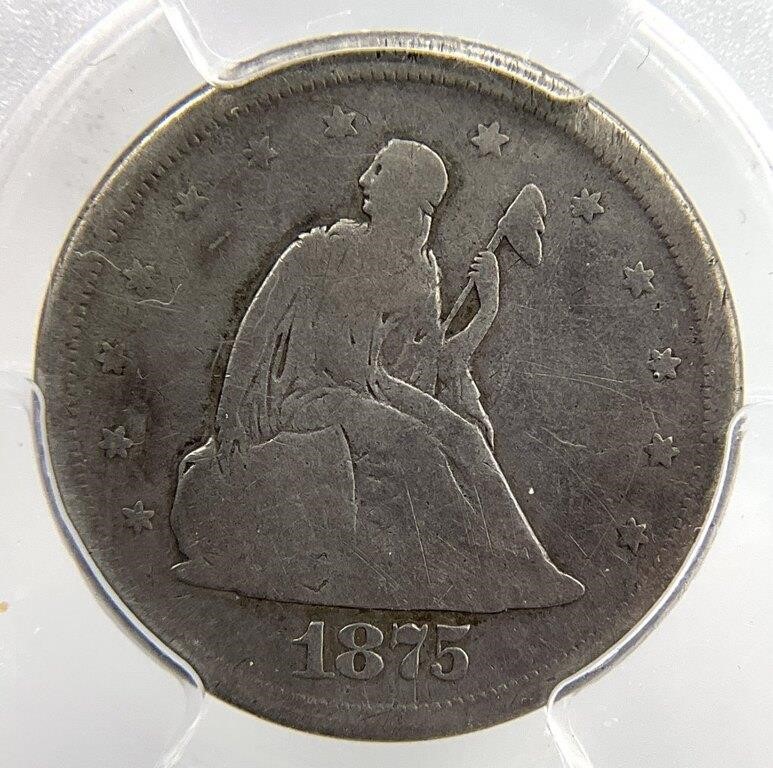 1875-S US 20 Cents Piece PCGS G-6