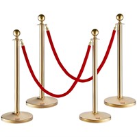 Gold Crowd Control Stanchions,