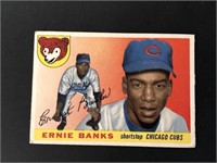 1955 Topps Ernie Banks Card #28 Mr. Cub HOF 'er