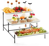 3 Tier Plastic Serving Tray for Party Supplies
